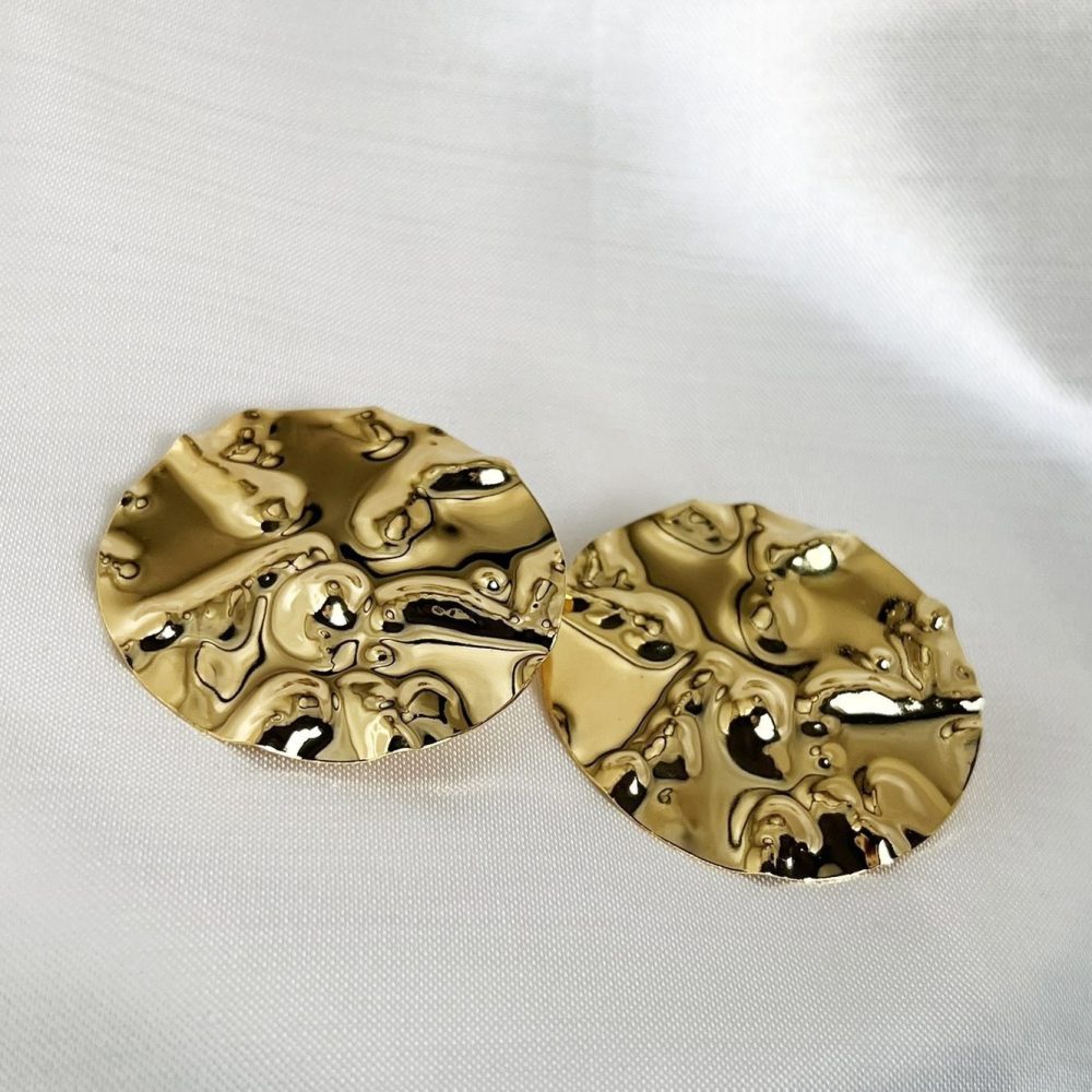 Brinco Martelado Redondo Grande - Imagem 2