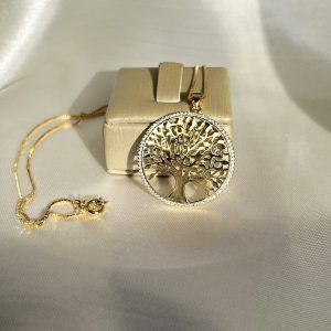 Colar Árvore da Vida Cravejada