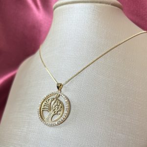 Colar Árvore da Vida Solta Cravejada 2024754058