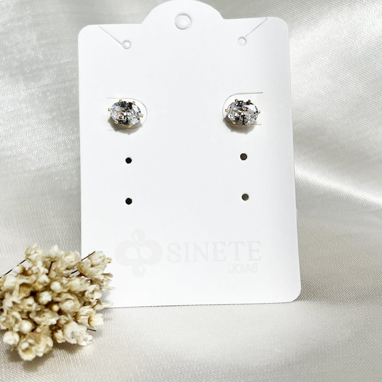 Brinco Oval Ponto de Luz - Imagem 2