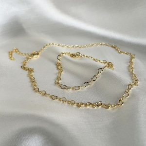 Colar Corações Entrelaçados